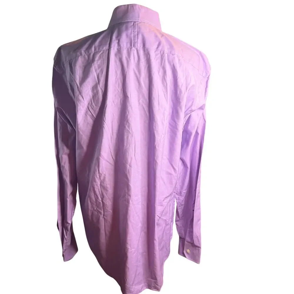 Banana Republic Soft Wash Lavender Button Down Shirt, Men's Size Large